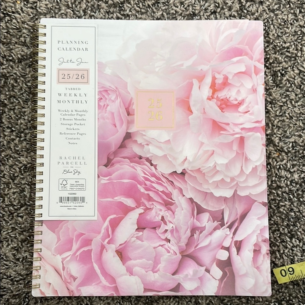 Rachel Parcell Pink Floral Planner